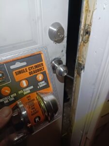 A bed frame with slats and a mattress, indicating furniture assembly by Cedar Rapids On Call Handyman Service in Cedar Rapids, IA