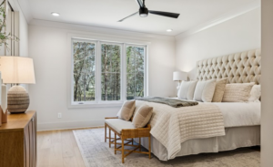 Professional bedroom ceiling fan installation by Gray Builds in Columbia, TN.