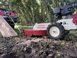 A Little Wonder brush clearing machine used for land clearing services by Clean Cuts Hawaii in Kapolei, HI.