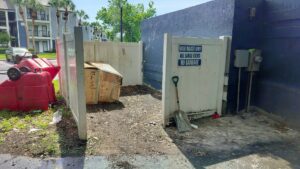 Bulk waste including large cardboard boxes at a designated collection area for Westish Junk Removal LLC in Orlando, FL.
