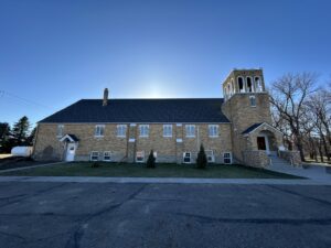 New roof installation on a church building by Vander Wal Contracting, LLC in Bismarck, ND