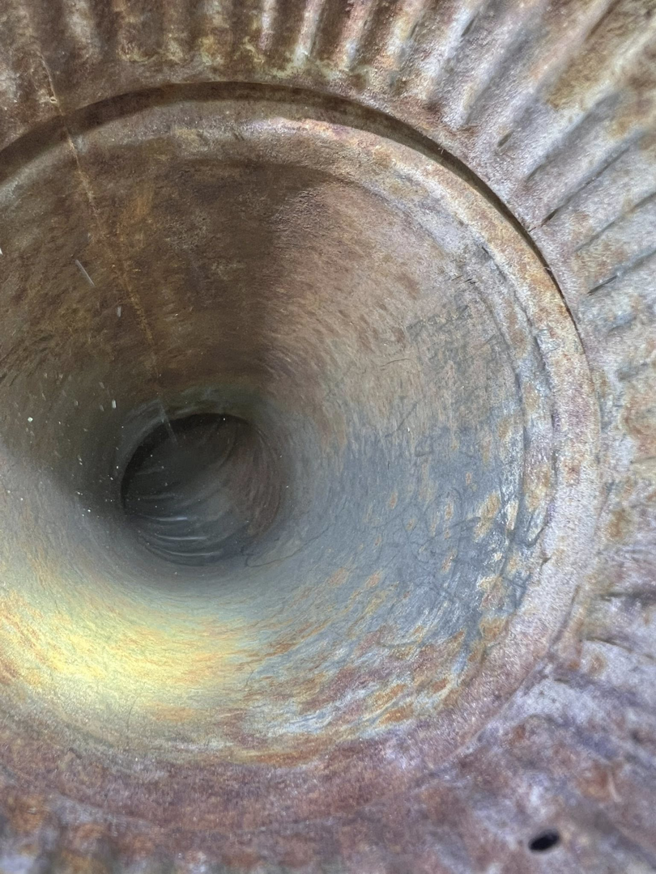 A clean and clear interior view of a metal vent, showcasing the quality work of Elite Vent Cleaning in Bluebird Lane.