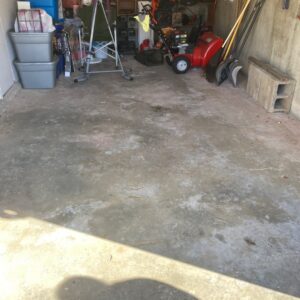 A clean and organized garage after a junk removal service by Junk in the Truck LLC in Albuquerque, NM.