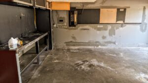 A room completely cleared and cleaned after junk removal service by Rubbish Boyz Removal LLC in Independence, MO.