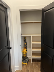 New closet shelving installed by Jeff of all Trades LLC in Carmel, IN