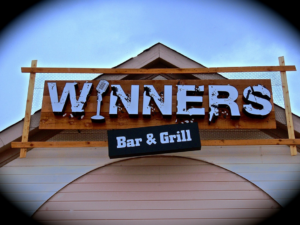 Outdoor commercial sign installation completed by Triad Construction Company LLC in Ashland City, TN.