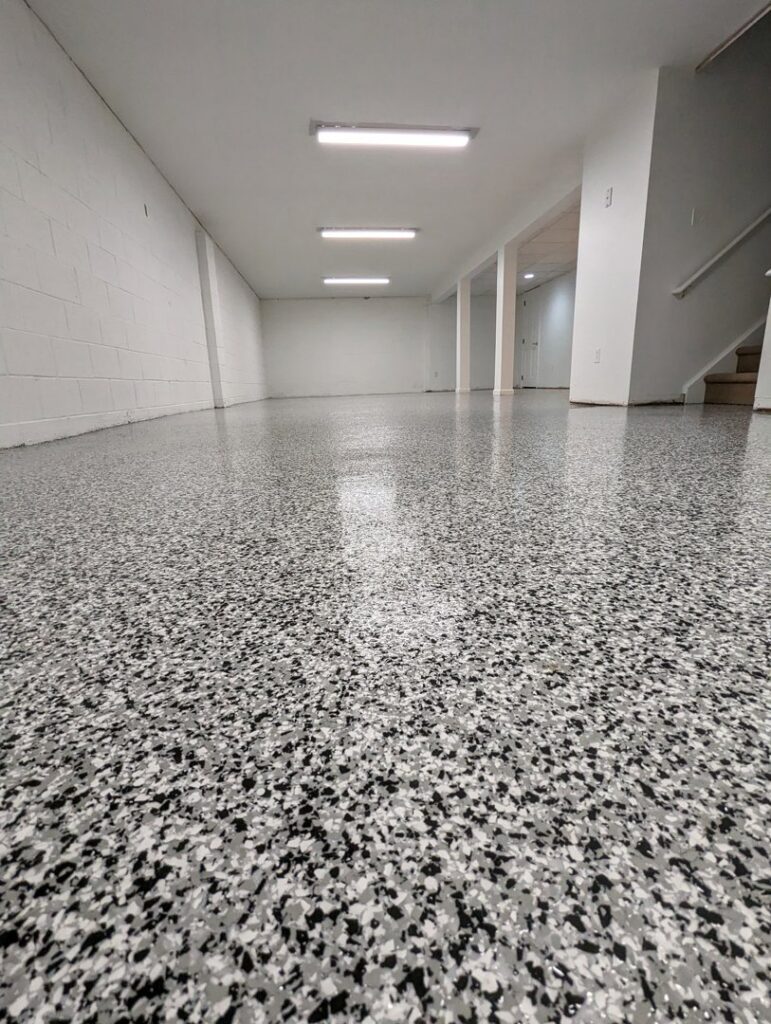 A large commercial space build-out featuring a durable epoxy floor by Roche Epoxy Floors in Allentown, PA.