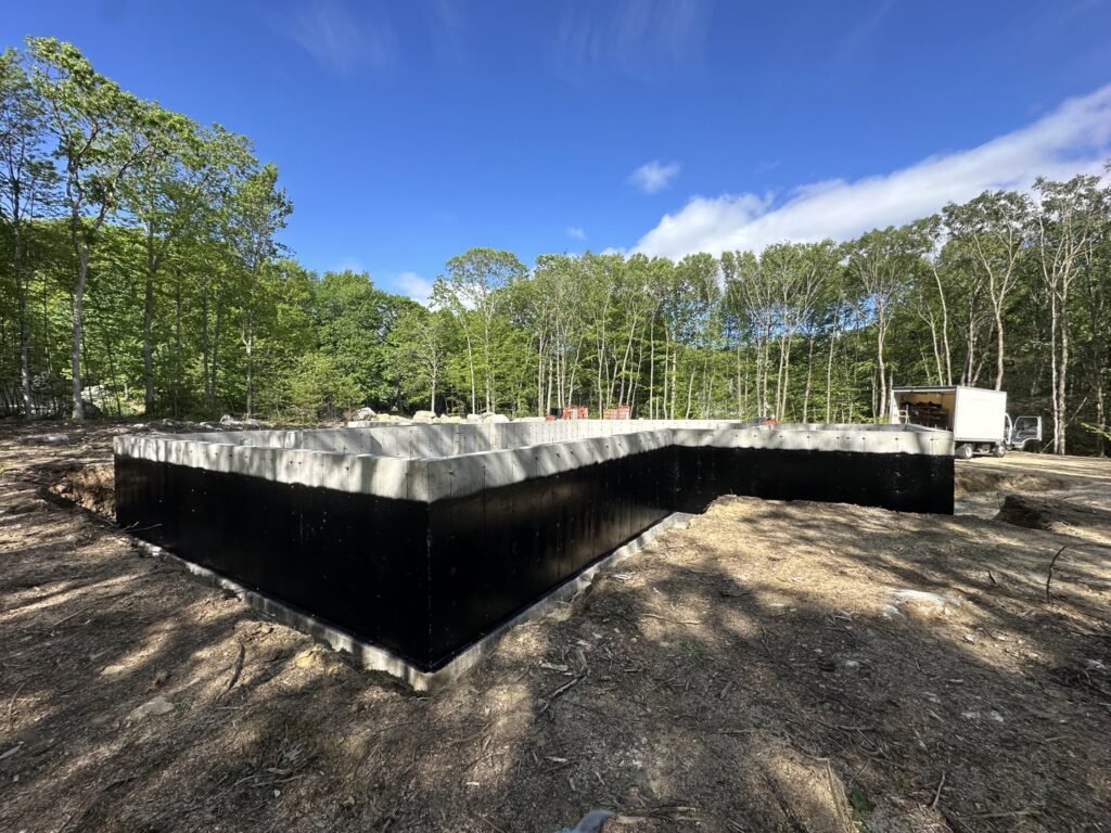 A completed foundation waterproofing project by ProSeal Waterproofing in Naugatuck, CT.