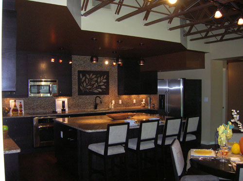 A beautifully completed modern kitchen renovation by Gourley Contractors, LLC, in Corpus Christi, TX.