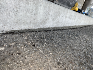 Concrete curb repair work being performed by Hollywood Handyman in Glendale, CA.