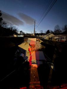 A truck bed filled with construction debris and junk, ready for removal by Nooga Junk in Chattanooga, TN.