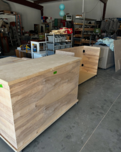 Custom cabinetry construction in progress by Peak Handyman Services in Las Vegas, NV.