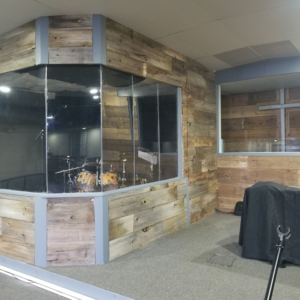 Custom wood paneling and interior renovation work by Chris's Handyman Services in Wichita, KS