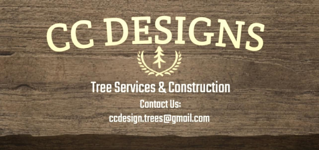 A tree service technician in a bucket truck providing emergency tree services for CC Designs Construction and Tree Service in Scranton, PA.