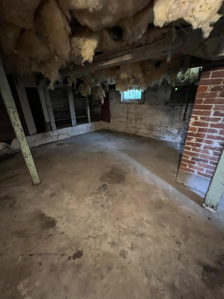 A completely empty and clean room after professional junk removal and cleanout by Junk Pros NW in Bellevue, WA.