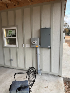 Exterior electrical meter and main panel installation by R3 Electric LLC, a trusted handyman in Tucson, AZ.