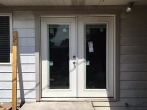 New exterior French doors installed on a home by Rod's Handyman Services, LLC in Boise, ID.