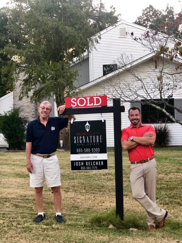 Professional exterior house lighting installation by Tate Custom Builders in Knoxville, TN