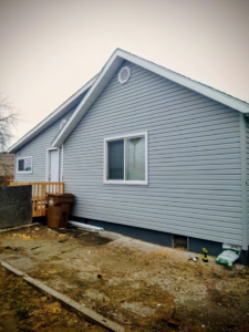 Exterior siding repair and house renovation work by Investment Handyman Services in Pocatello, ID