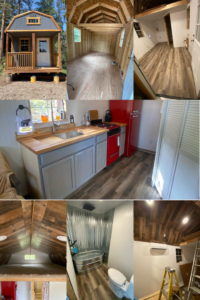 A newly renovated bathroom with a clawfoot tub and modern vanity by Contollo Field Services in Pueblo, CO