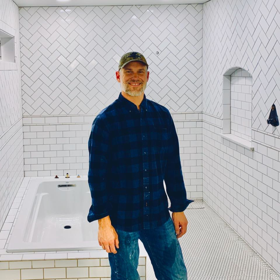 A completed bathroom tiling and renovation project by J & J Cavallo Custom, LLLP in Yakima, WA