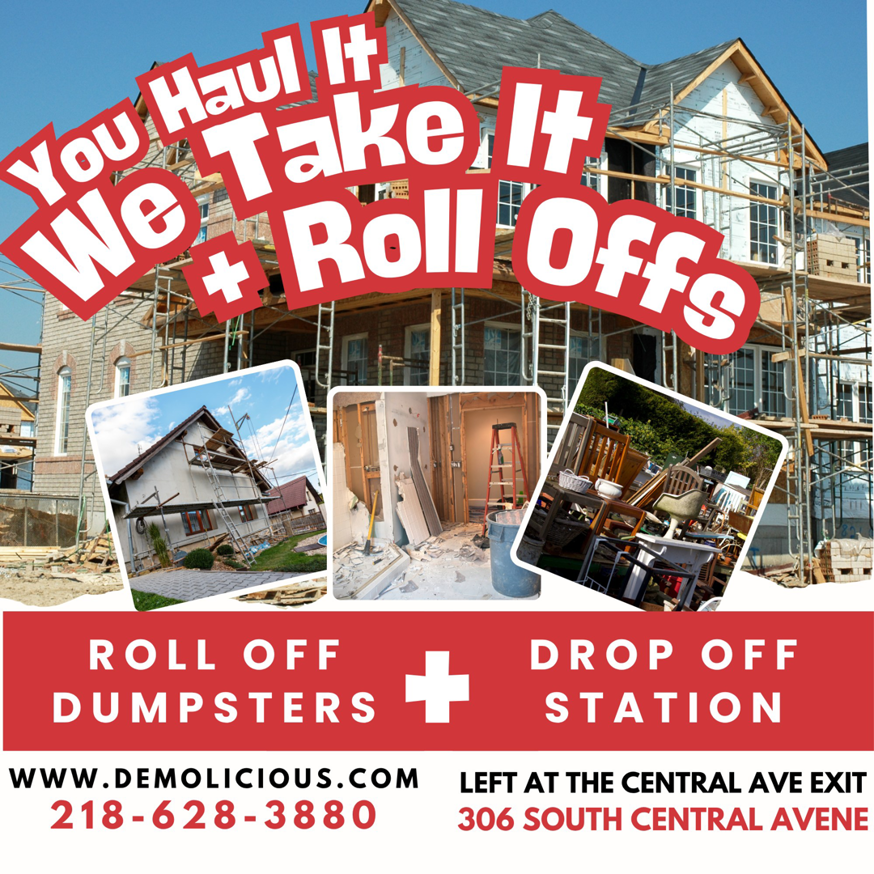 A garage filled with various junk items ready for removal by Demolicious in Duluth, MN