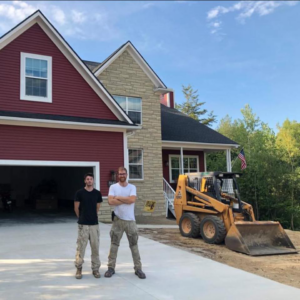 A handyman crew standing in front of a new home construction project by Handyman Helper in Simi Valley, CA.