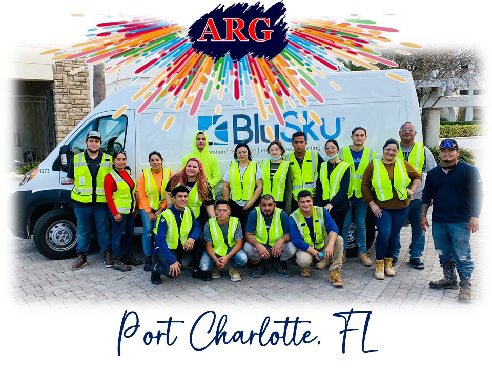 American Relief Group (ARG) handyman crew with a service van for restoration and renovation in Kenner, LA