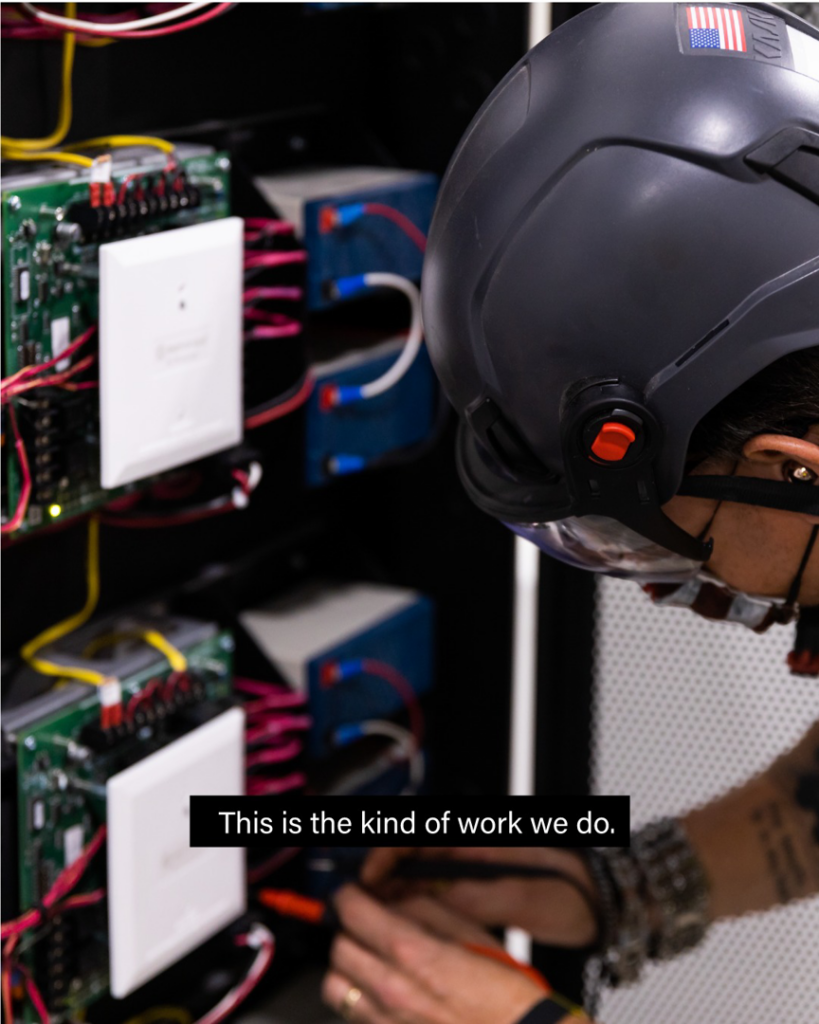A handyman from M&L Electrical, Inc. testing an electrical panel with a multimeter in Bowling Green, KY.