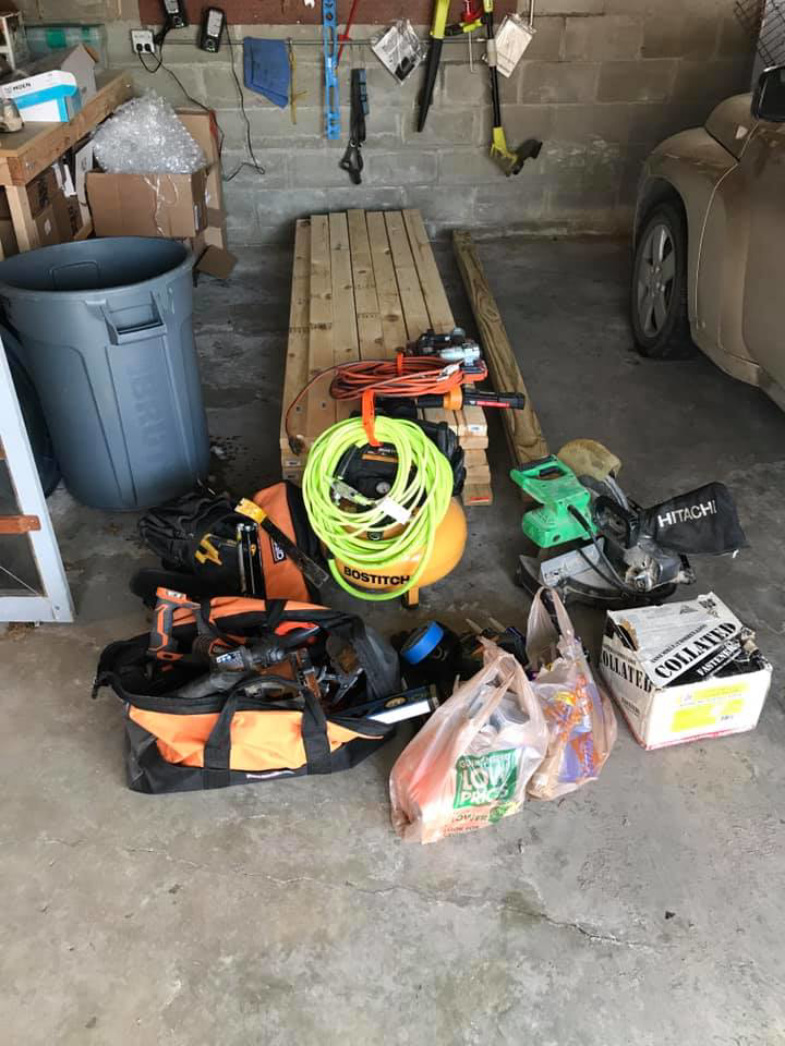 Various tools and equipment laid out, ready for a job by Handyman Nextdoor in Omaha, NE