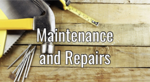 Handyman tools including a hammer, saw, tape measure, and nails for maintenance and repairs by Silver State Handyman in Carson City, NV.