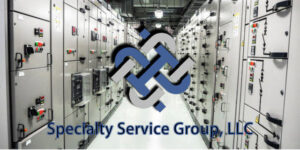 Industrial electrical panels and switchgear installed by Specialty Service Group in Knoxville, TN.
