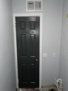 Interior door painting and vent installation by Vermont Professional Solutions LLC in South Burlington, VT.