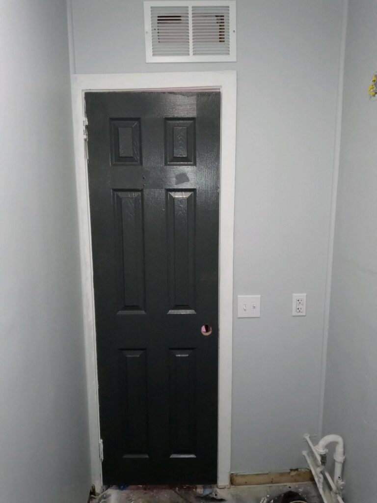 Interior door painting and vent installation by Vermont Professional Solutions LLC in South Burlington, VT.