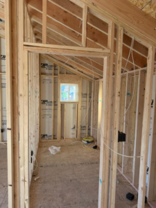 Interior framing and electrical wiring installation by Alex Home Pro Colorado, a handyman service in Denver, CO.