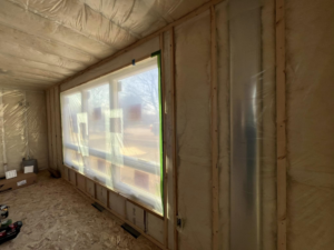 Interior room framing and window installation by Sandoval Contracting & Remodeling in San Antonio, TX.