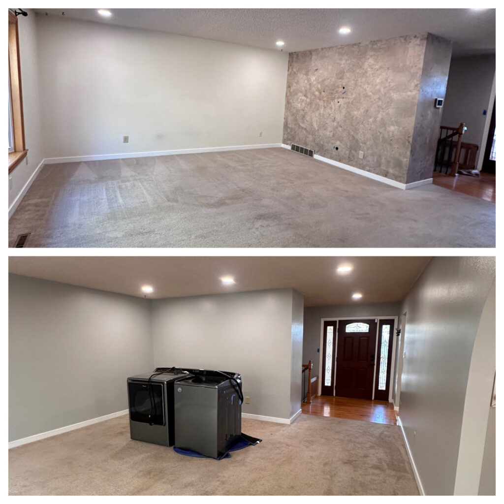 Interior room painting, lighting, and appliance installation by Premium Home Solutions LLC in Hickory Hills, IL
