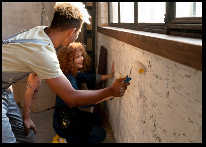 Professional interior wall painting service by A Man Who Can LLC, your trusted handyman in Milford, DE.