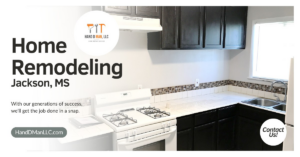 A modern kitchen remodel with a white stove, dark cabinets, and a tiled backsplash, completed by Gosa Hand D Man, LLC in Chicago Heights, IL.