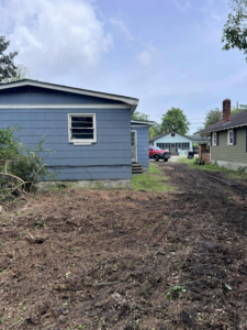 A residential area cleared of trees and debris by Clifford & Sons Tree Service in Mobile, AL