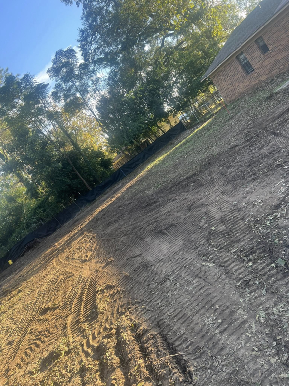A recently cleared area of land ready for development by Padgett Land Services in Albany, GA.