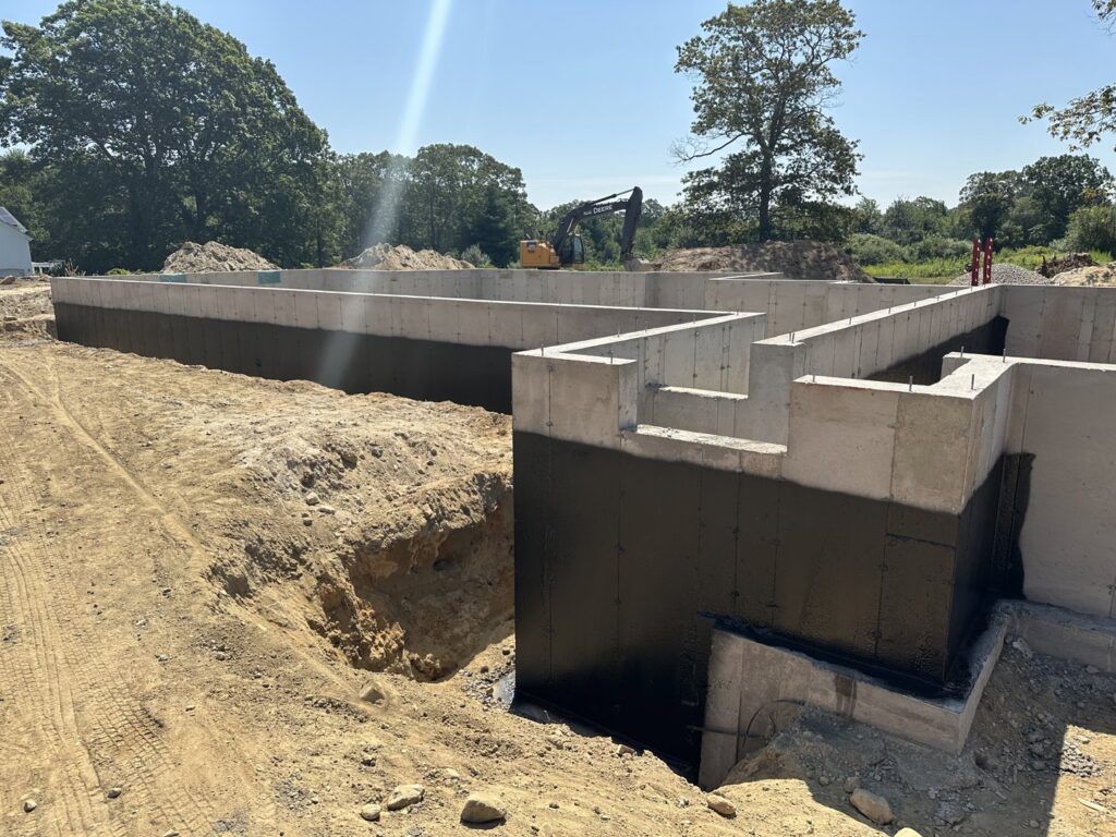 A large-scale foundation waterproofing project completed by ProSeal Waterproofing in Naugatuck, CT.