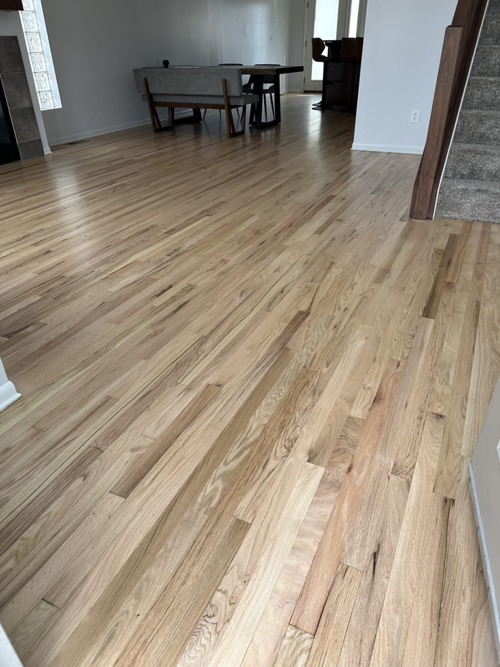 Light wood floor refinishing service by Sandman Wood Floor Refinishing in Cleveland, OH.