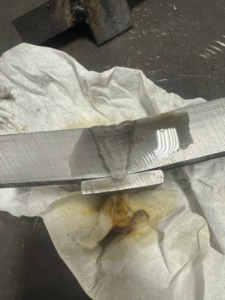 Metal welding preparation for a handyman project by Siva Steel LLC in Saginaw, MI.