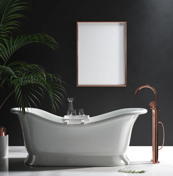 A luxurious modern bathroom remodel featuring a freestanding tub by Affordable Roofing & Remodeling Inc. in Manassas, VA