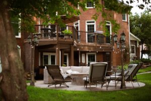 Multi-level deck and patio construction by American Home Improvements, LLC in Knoxville, TN