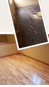 New hardwood floor installation completed by Peterson Home Improvement LLC in Highland, NY.