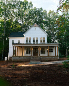 The exterior of a newly built or renovated home by Heroic Builders LLC in Greenville, SC.