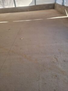A newly poured concrete floor, a durable solution from Gonzalez Services Corp. in Nashville, TN.