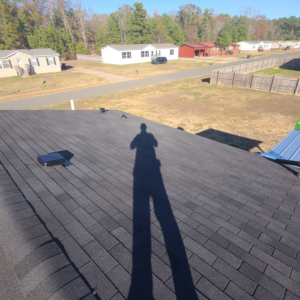 A newly shingled roof installation completed by Cleaning Solutions & Remodeling Services LLC, providing handyman services in Shreveport, LA.
